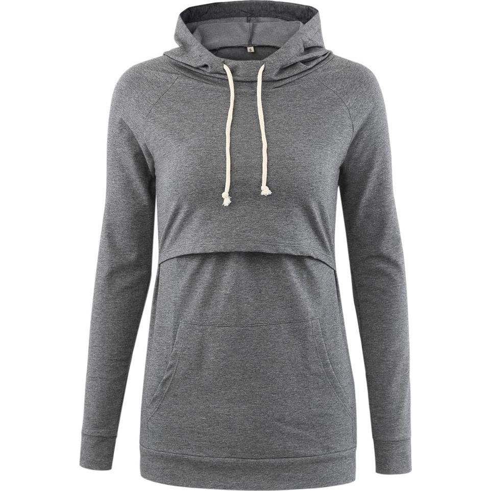 Sudadera de Lactancia Liu & Qu con Capucha para Mujeres
