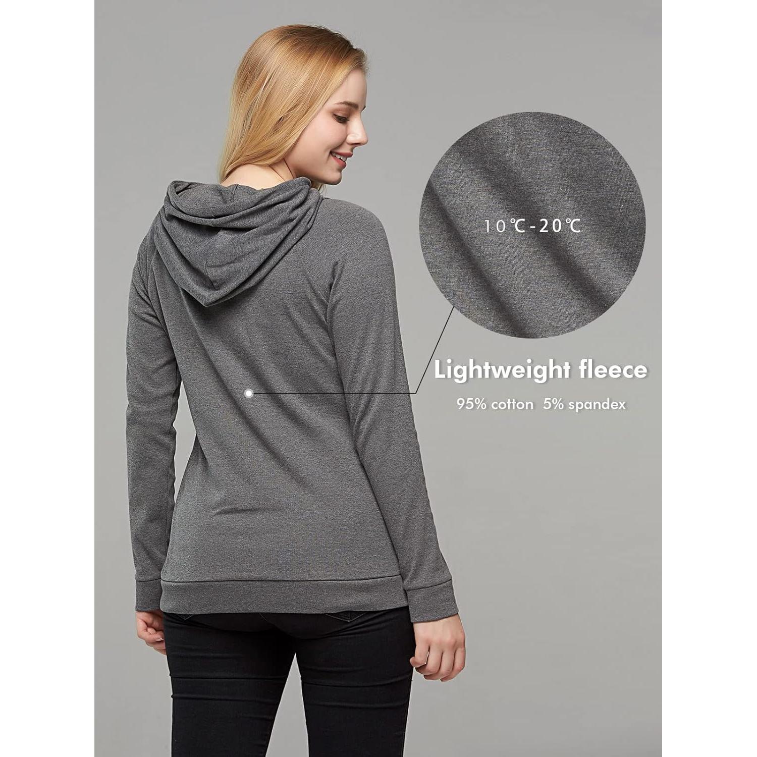 Sudadera de Lactancia Liu & Qu con Capucha para Mujeres