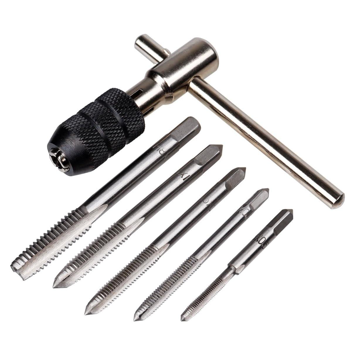 Juego de Llave de Grifo Wolfride M3 M4 M5 M6 M8 con Mango en T