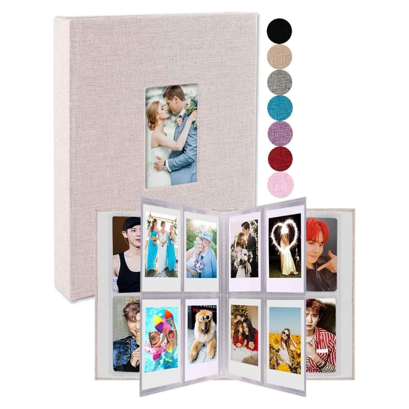 Álbum de Fotos Mini GPIRAL 2x3 Beige - 208 Fotos Verticales