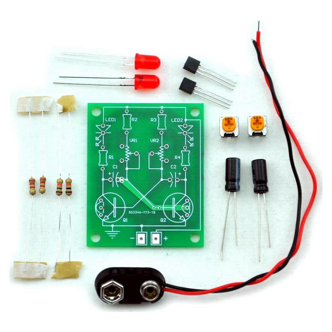 Kit de Aprendizaje Circuito Multivibrador Astable Electronics-Salon