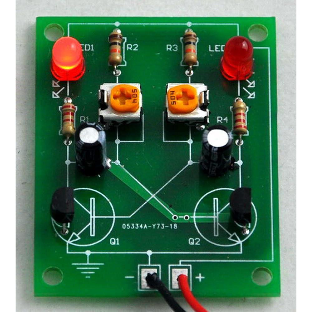 Kit de Aprendizaje Circuito Multivibrador Astable Electronics-Salon