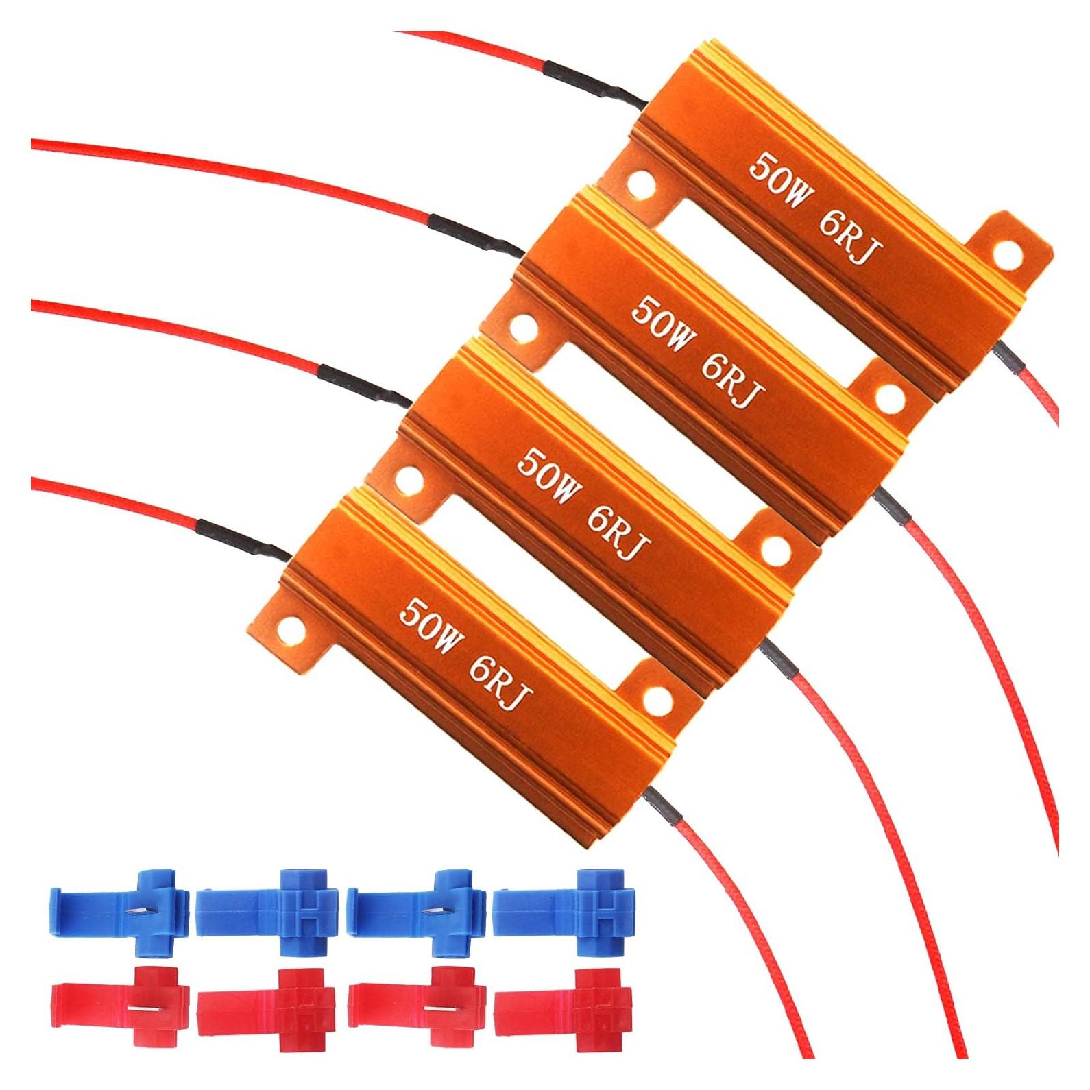 Resistencias de Carga LED Grandview 50W 6Ohm para 1157 BAY15D