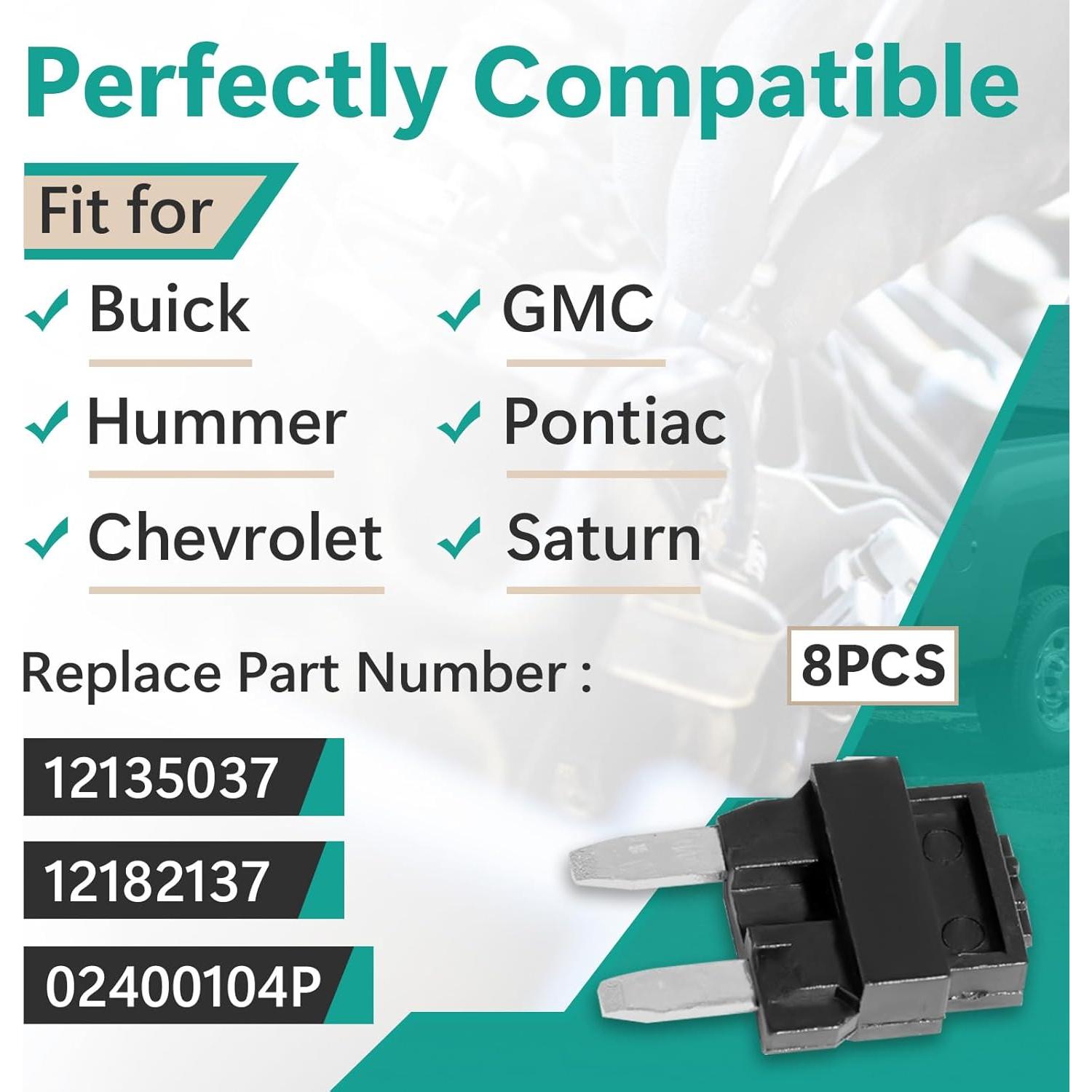 Diodo Multifuncional Gfdoso 12135037 - 8 Pcs Compatible Hummer, Pontiac, Chevrolet