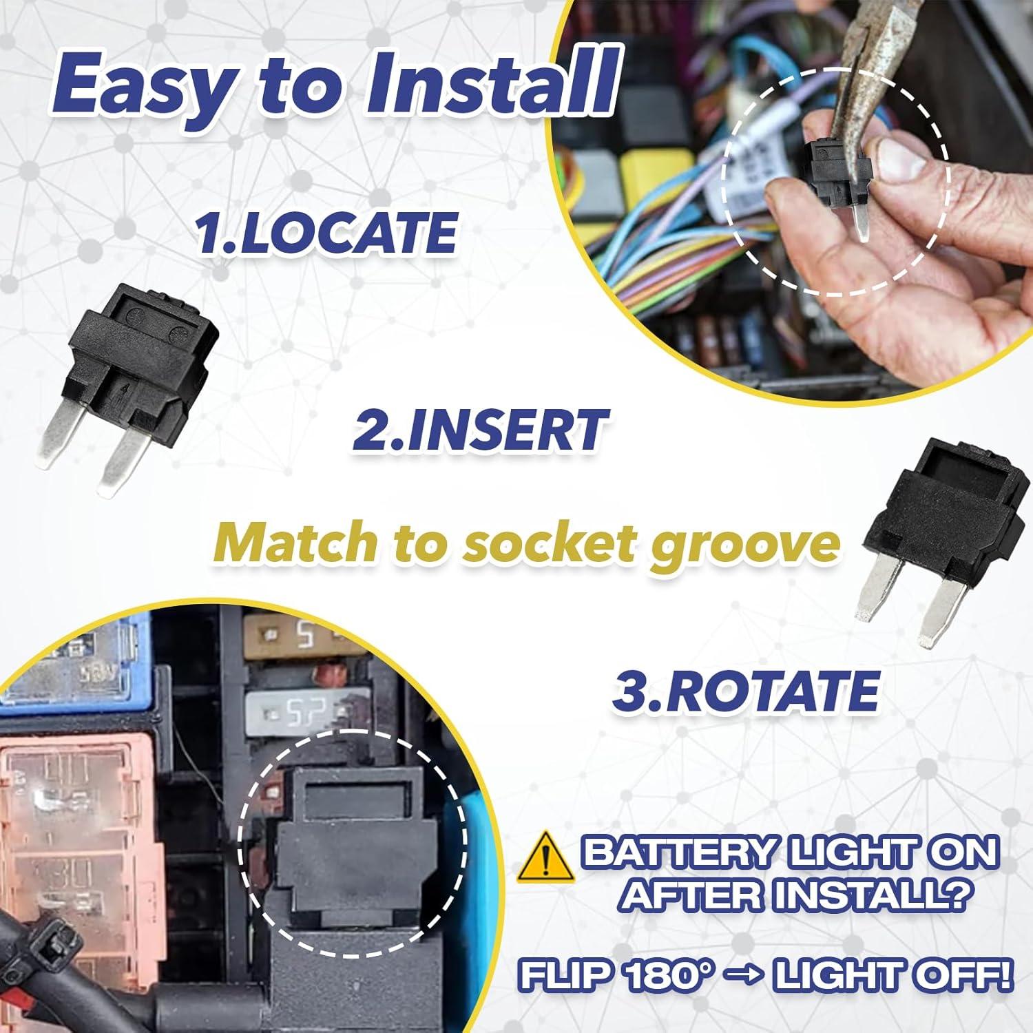 Kit de 8 Diodos Multifuncionales Mtuiewo 12135037 para Vehículos