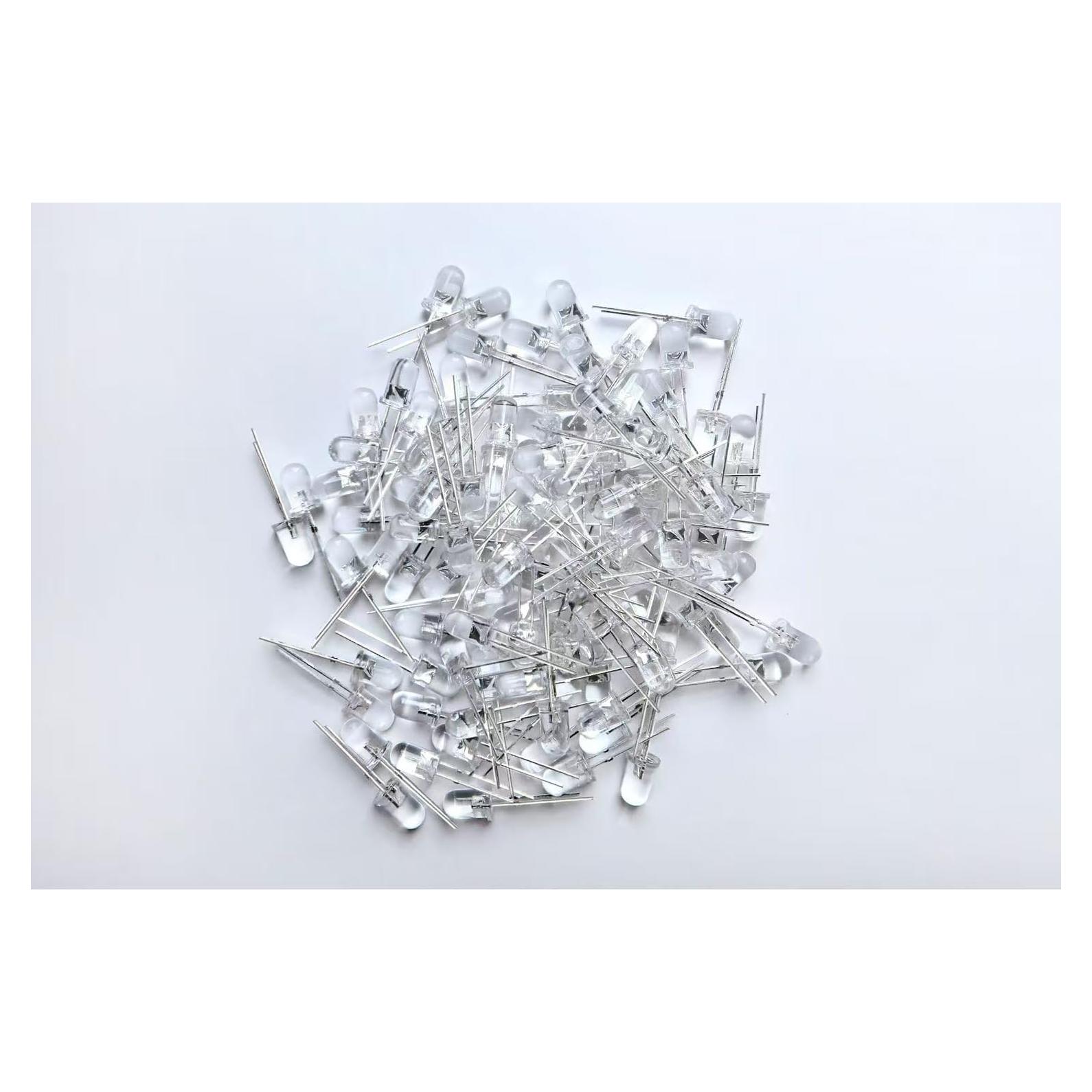 Luces LED 5mm Blanco UNCLE LIGHT 110 unidades para Electrónica