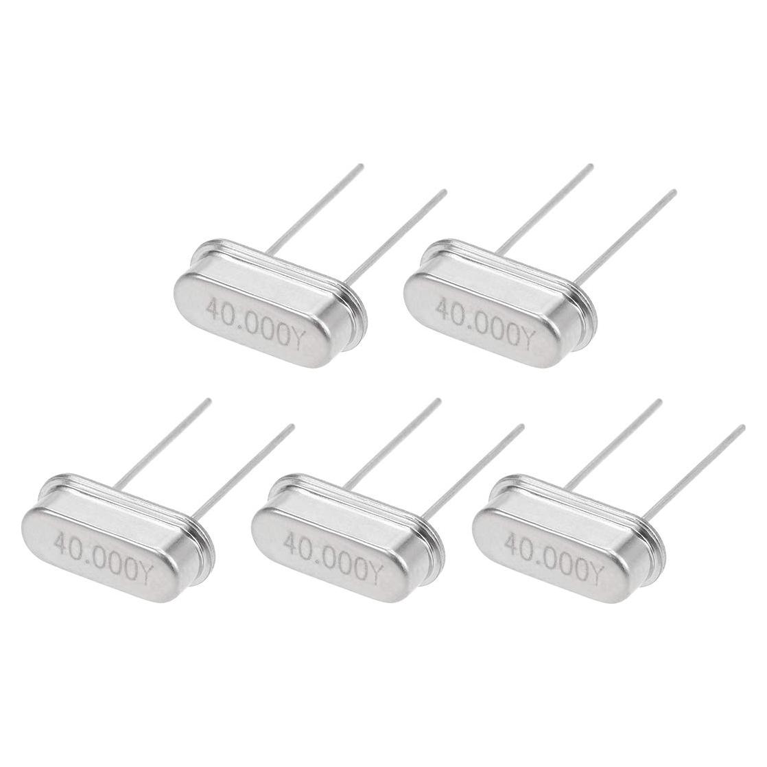 Osciladores de Cristal de Cuarzo DIP uxcell 40MHz 5 Pcs