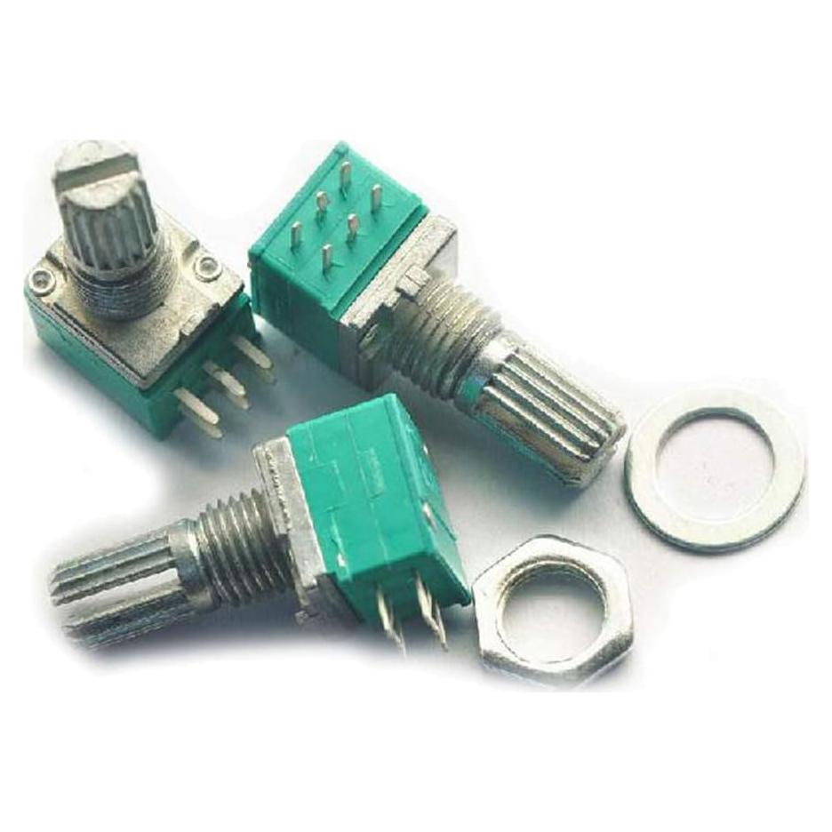 Potenciómetro Doble Junta HiLetgo B10K 10pcs 6 Pines