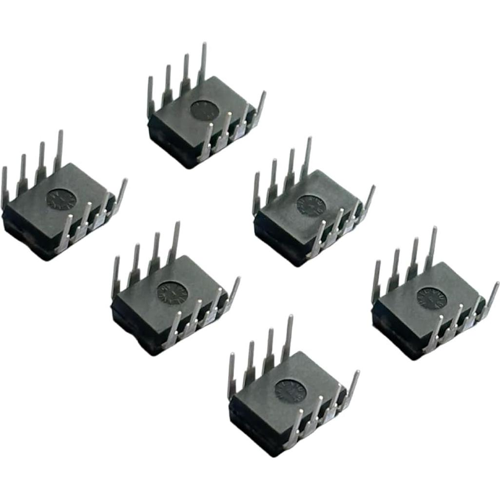 6 Microcontroladores ATtiny85 DIP-8 FYWDJZJ 8 Bits 8KB Flash