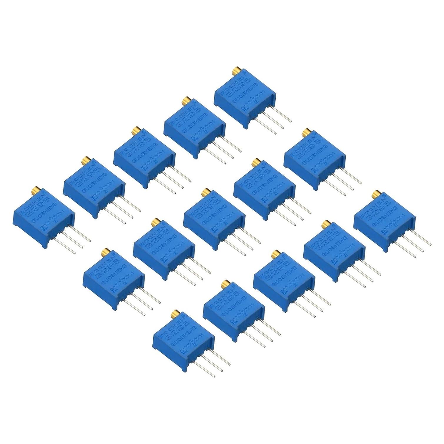 Kit de Resistores Variables PATIKIL 15 Piezas 100 a 500K Ohm