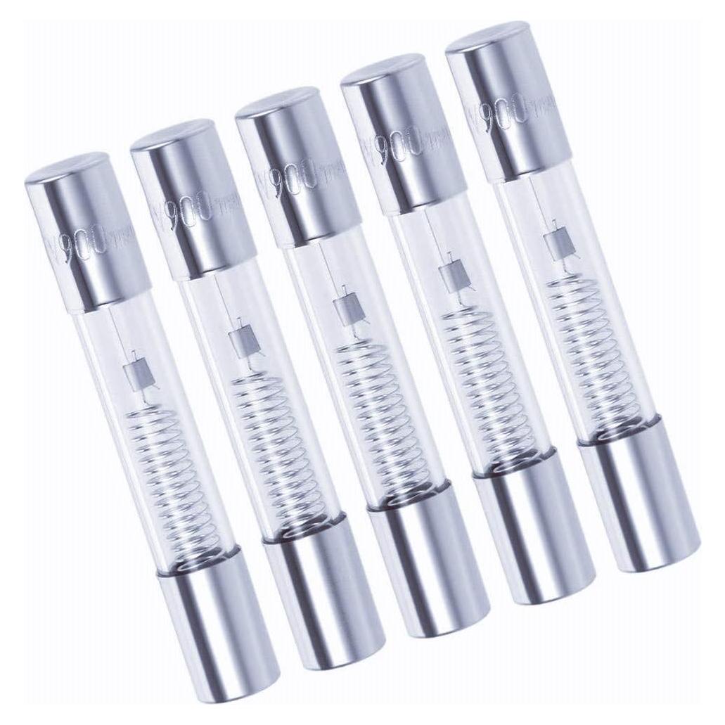 Fusible de Tubo 5KV 0.9A Vidrio bnafes 6x40mm - 5 Pcs