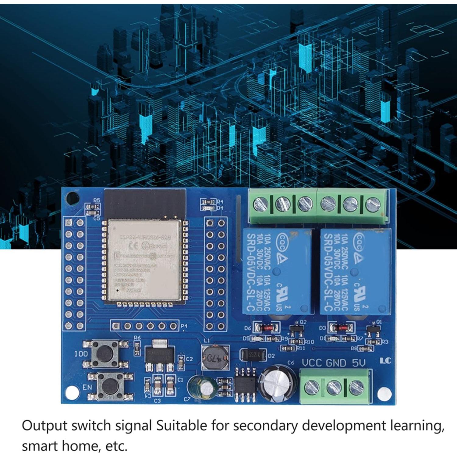 Módulo de Relé 2 Canales 5V Walfront 4M Programable