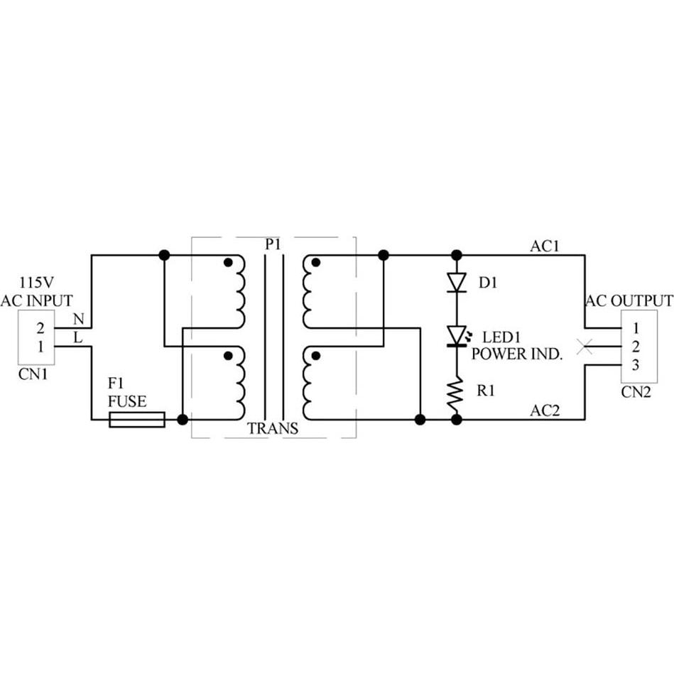 Transformador de potencia 20VA Electronics-Salon 115VAC a 24VAC