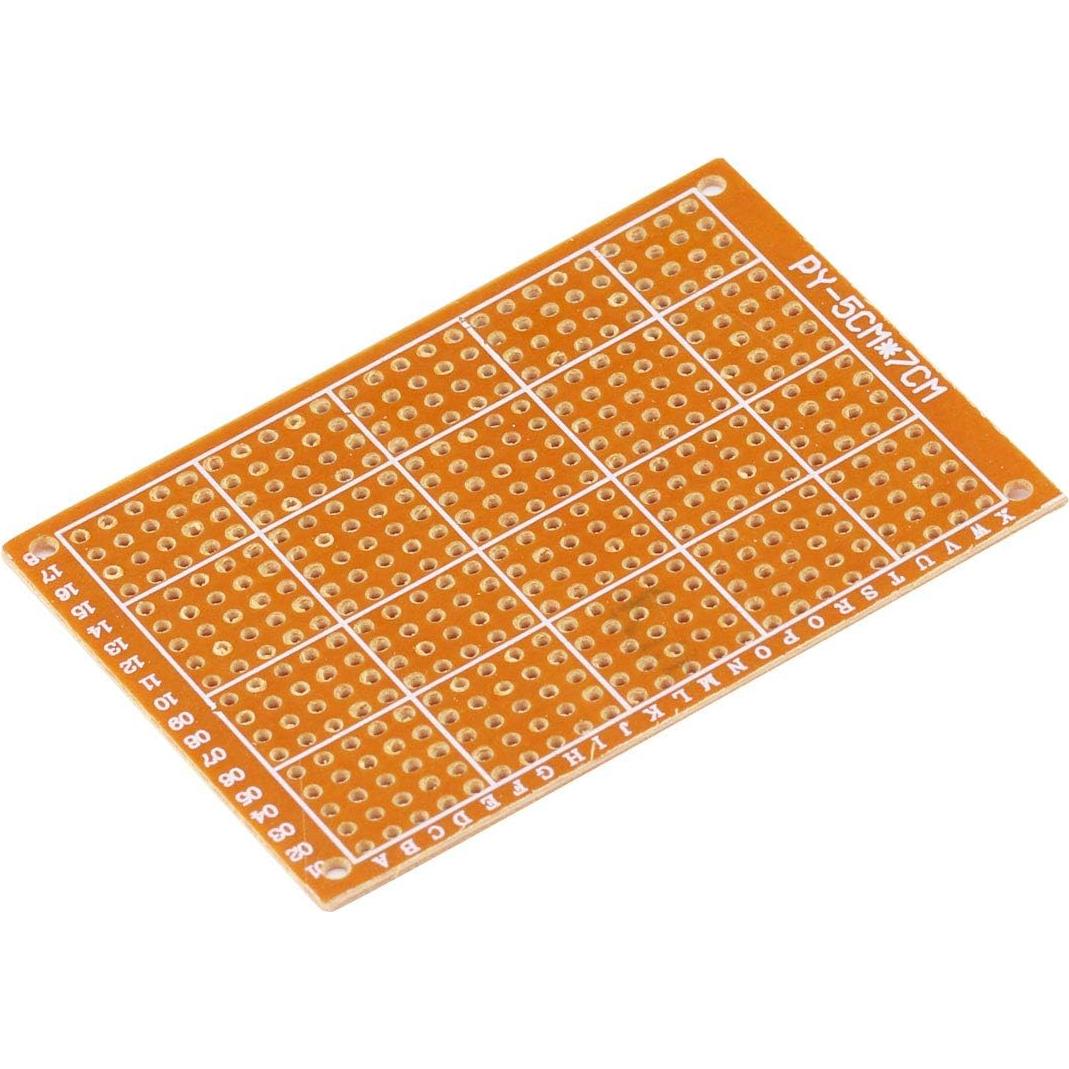 Kit de 10 Placas PCB Protoboard 50x70mm Ferwooh para DIY