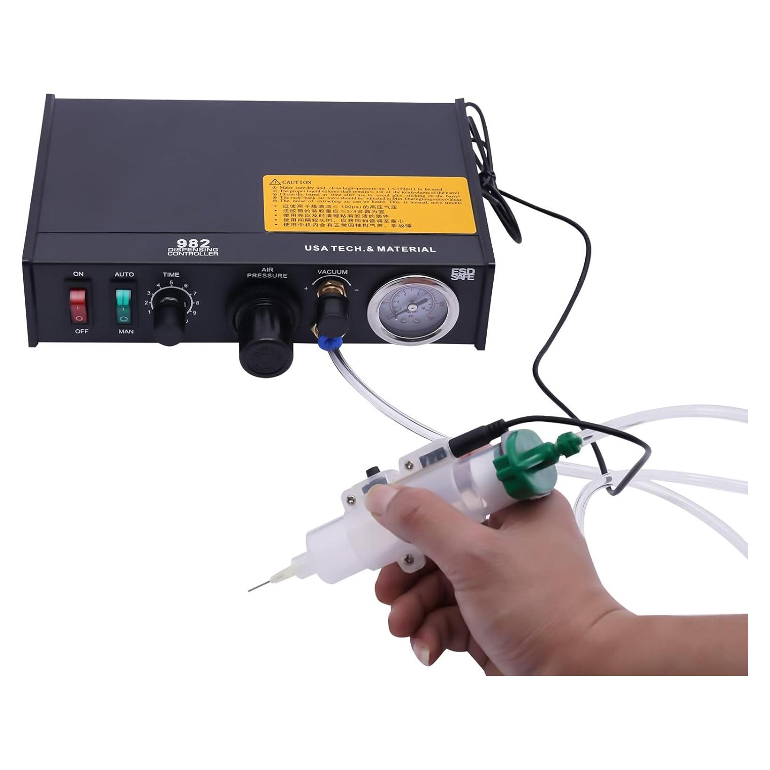 Máquina dispensadora de pegamento DEIGEHJRE 982 20W semiautomática