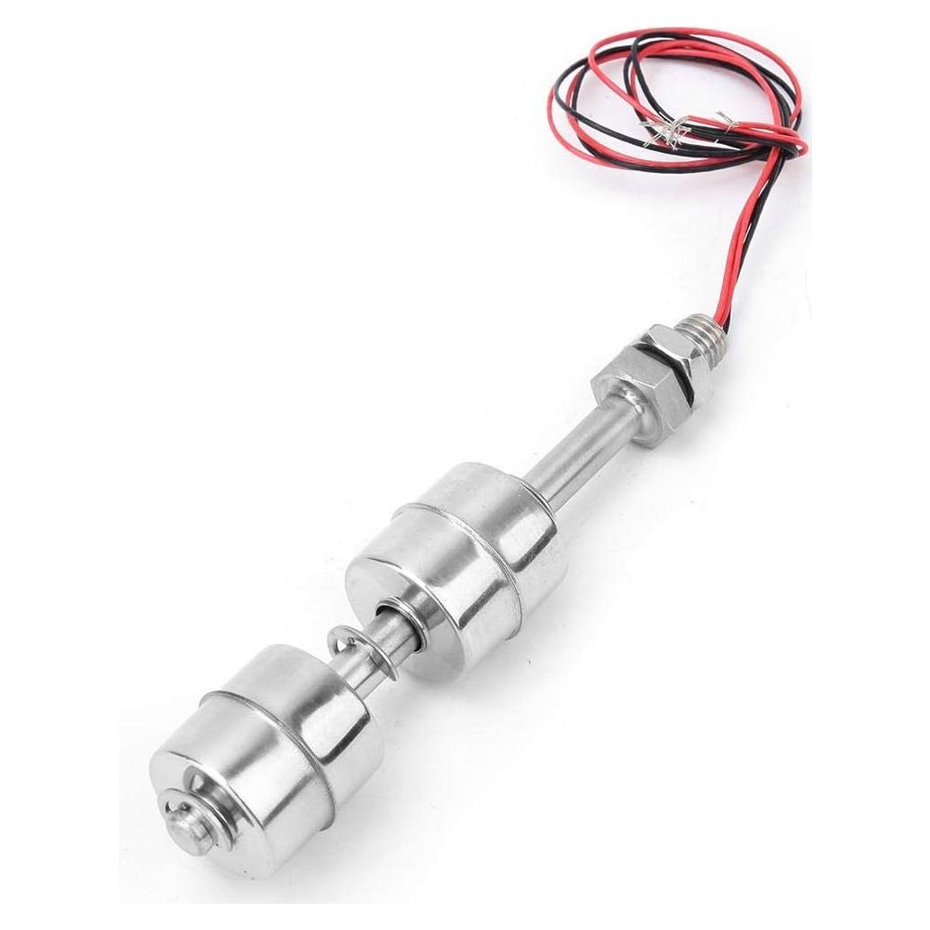Sensor de Nivel de Agua Caredy 100mm Doble Flotador Acero Inoxidable