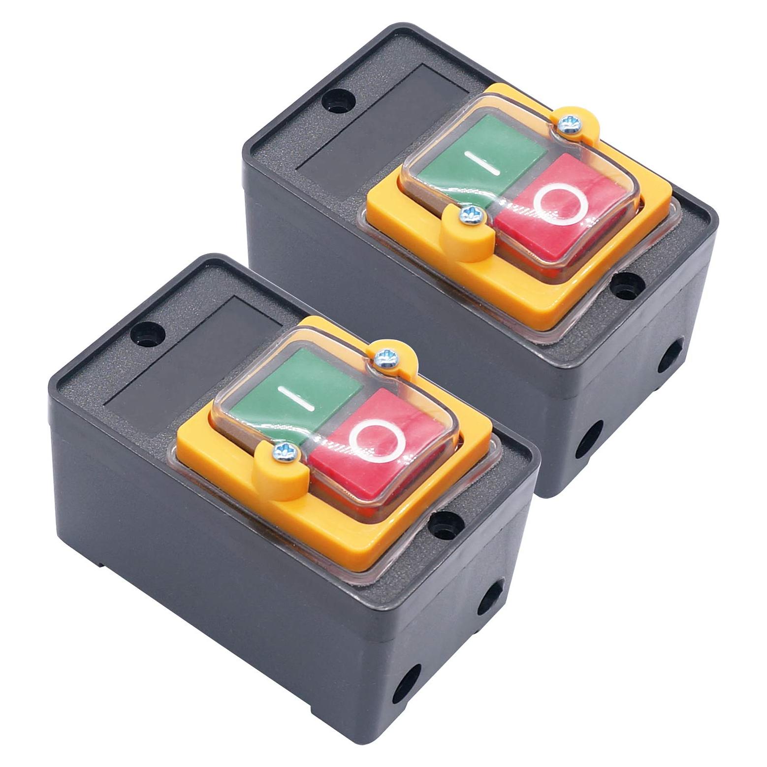 Interruptor de Botón de Presión TWTADE KAO-5 10A 220/380V 2PCS