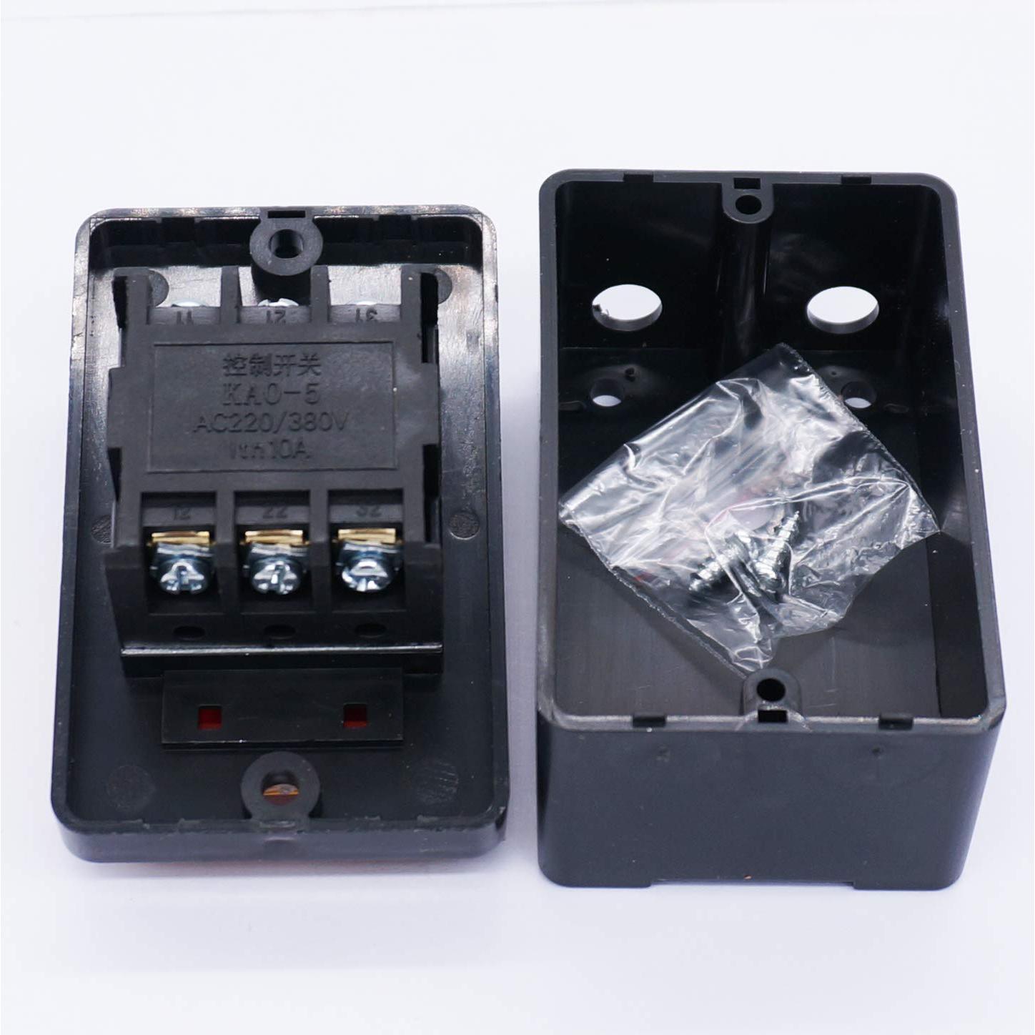 Interruptor de Botón de Presión TWTADE KAO-5 10A 220/380V 2PCS