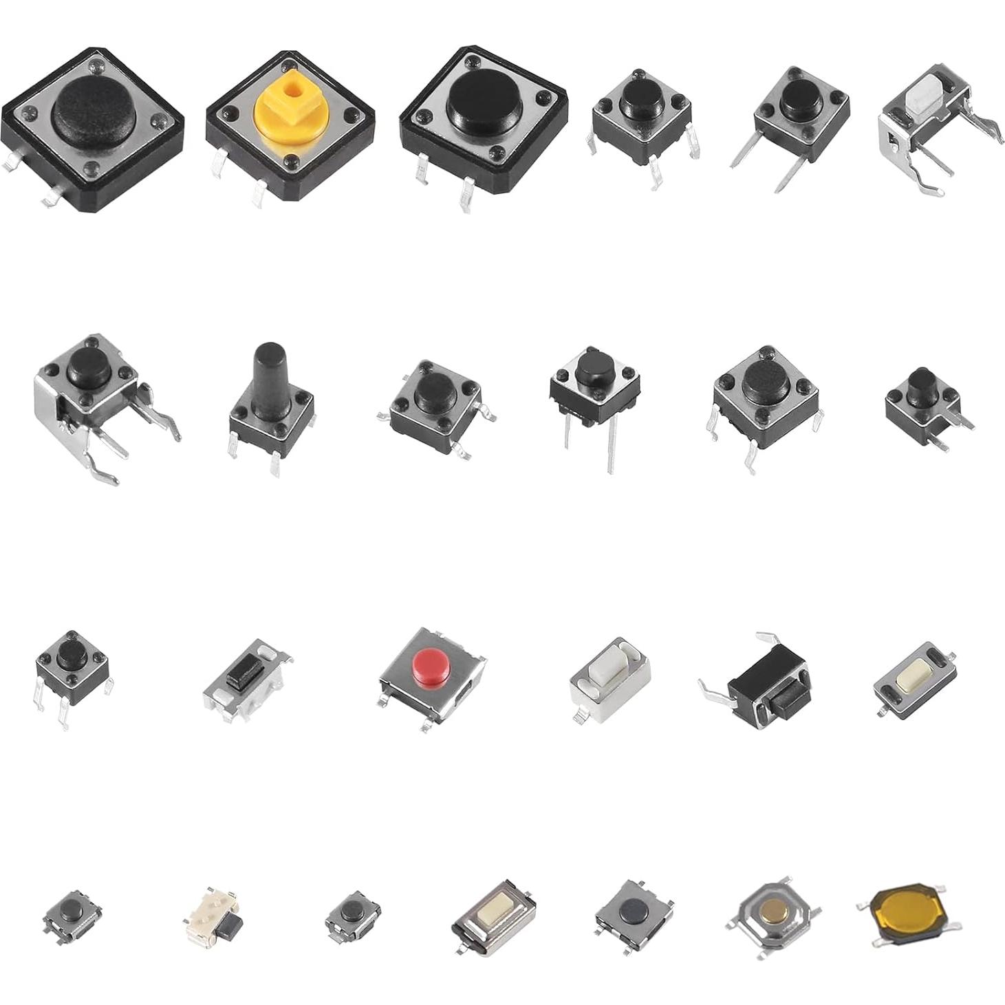 Kit de 250 Interruptores de Botón Táctil Micro Coliao