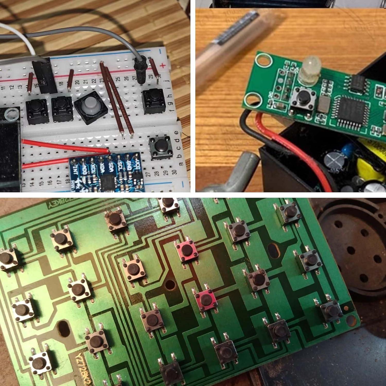 Kit de Interruptores Táctiles Juasky 460pcs 24 Valores DC12V