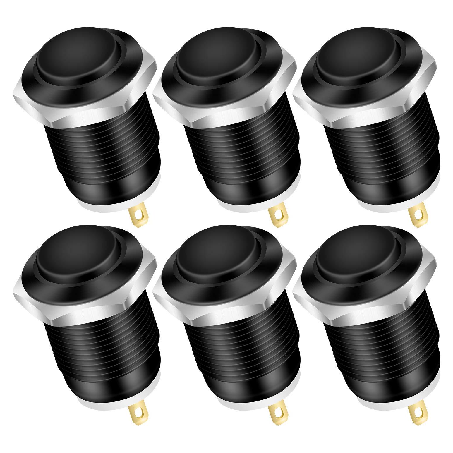 Interruptor de Botón Momentáneo Impermeable DaierTek 12mm