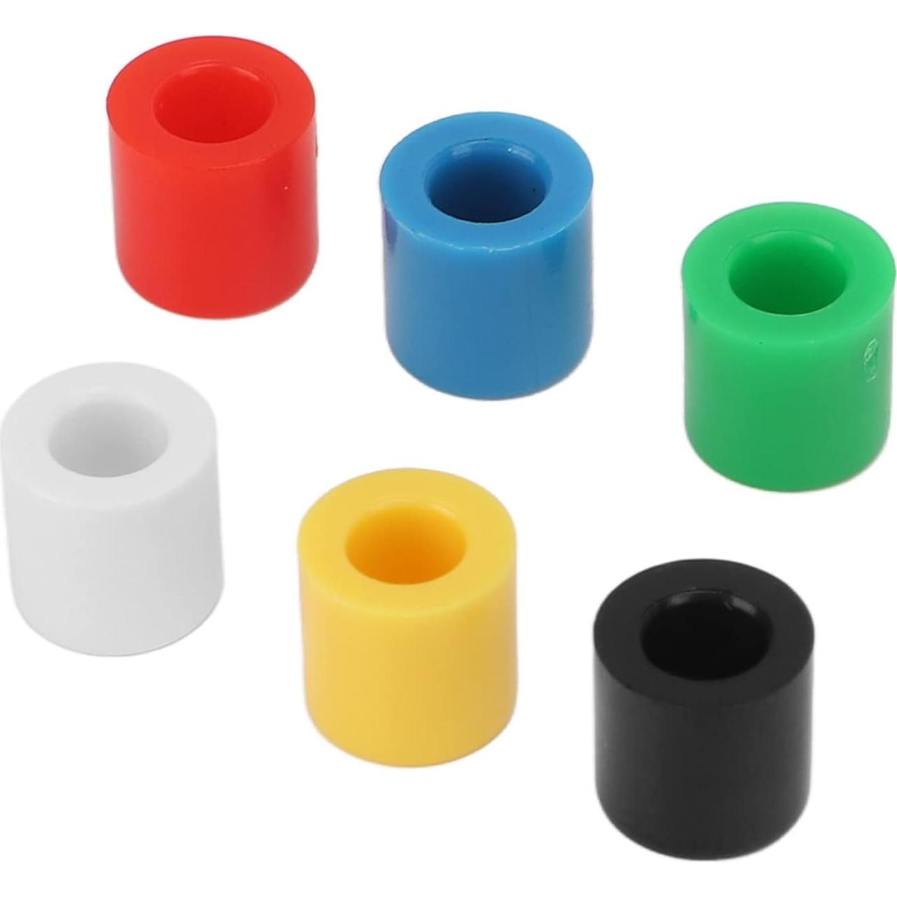 180 Cubiertas de Botón de Presión ABS Walfront - 6 Colores