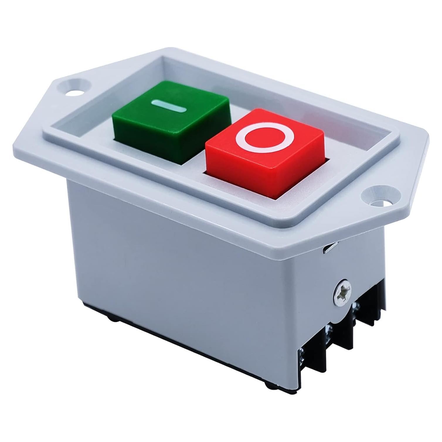 Interruptor de Botón Pulsador Latching mxuteuk LC3-10 10A 380V