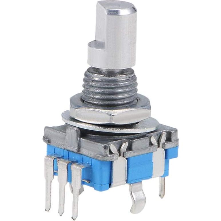 Encoder Rotativo uxcell 360 Grados 5 Pines Eje D 6mm 5Pcs