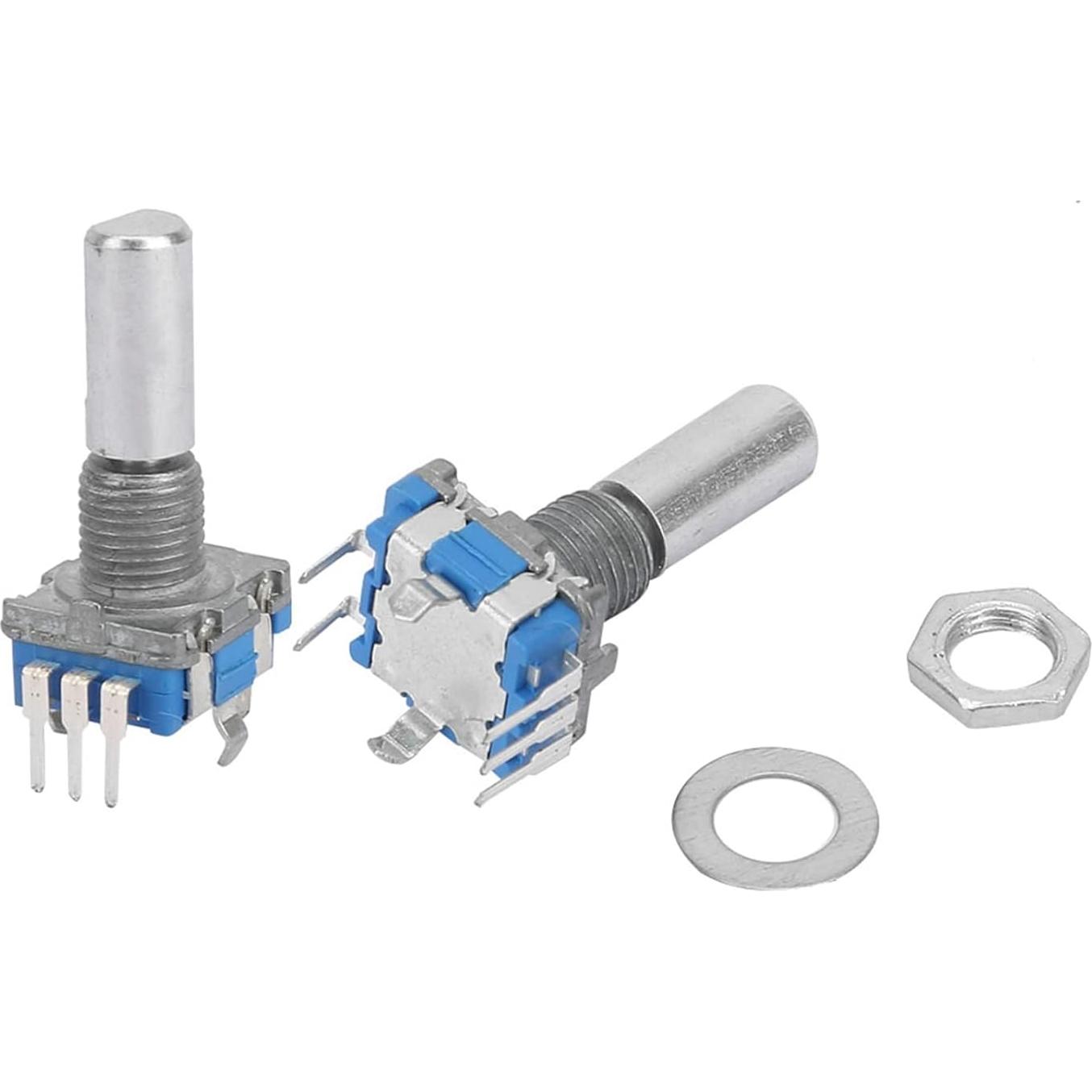 10 Piezas Codificador Rotativo EC11 360 Grados 5 Pines