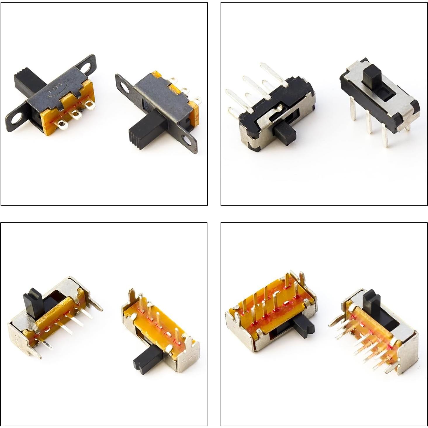 Interruptor deslizante mini micro Keszoox 17 tipos DIY