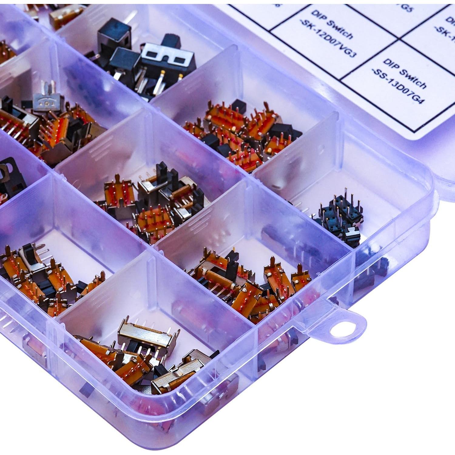 Interruptor deslizante mini micro Keszoox 17 tipos DIY