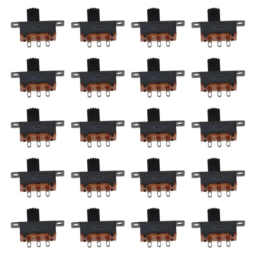 Interruptores deslizantes verticales AllGIFT 20pcs 50V 0.5A