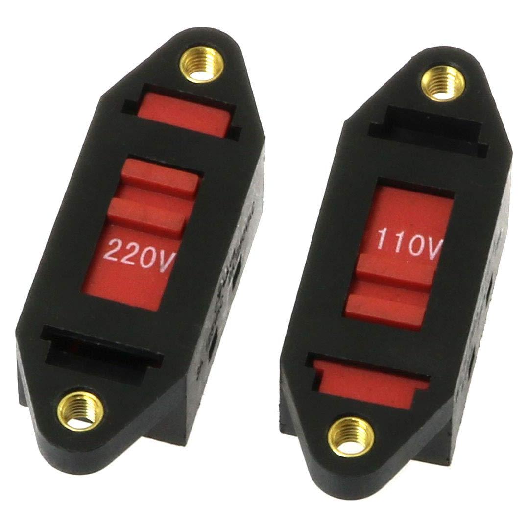 Selector de Voltaje E-outstanding 2 PCS 110V a 220V DPDT