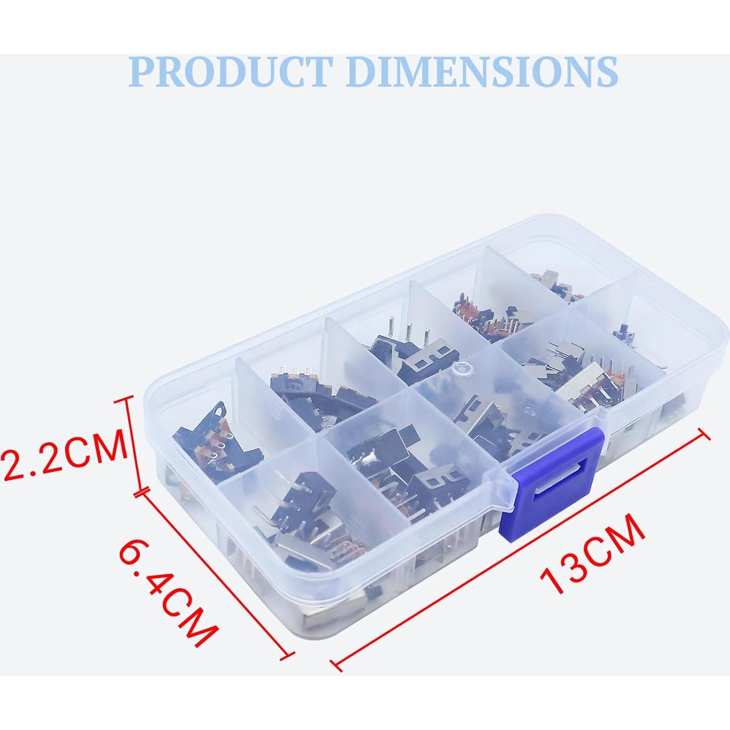 Kit de Interruptores de Palanca 70 Piezas YEAZ SPDT DPDT