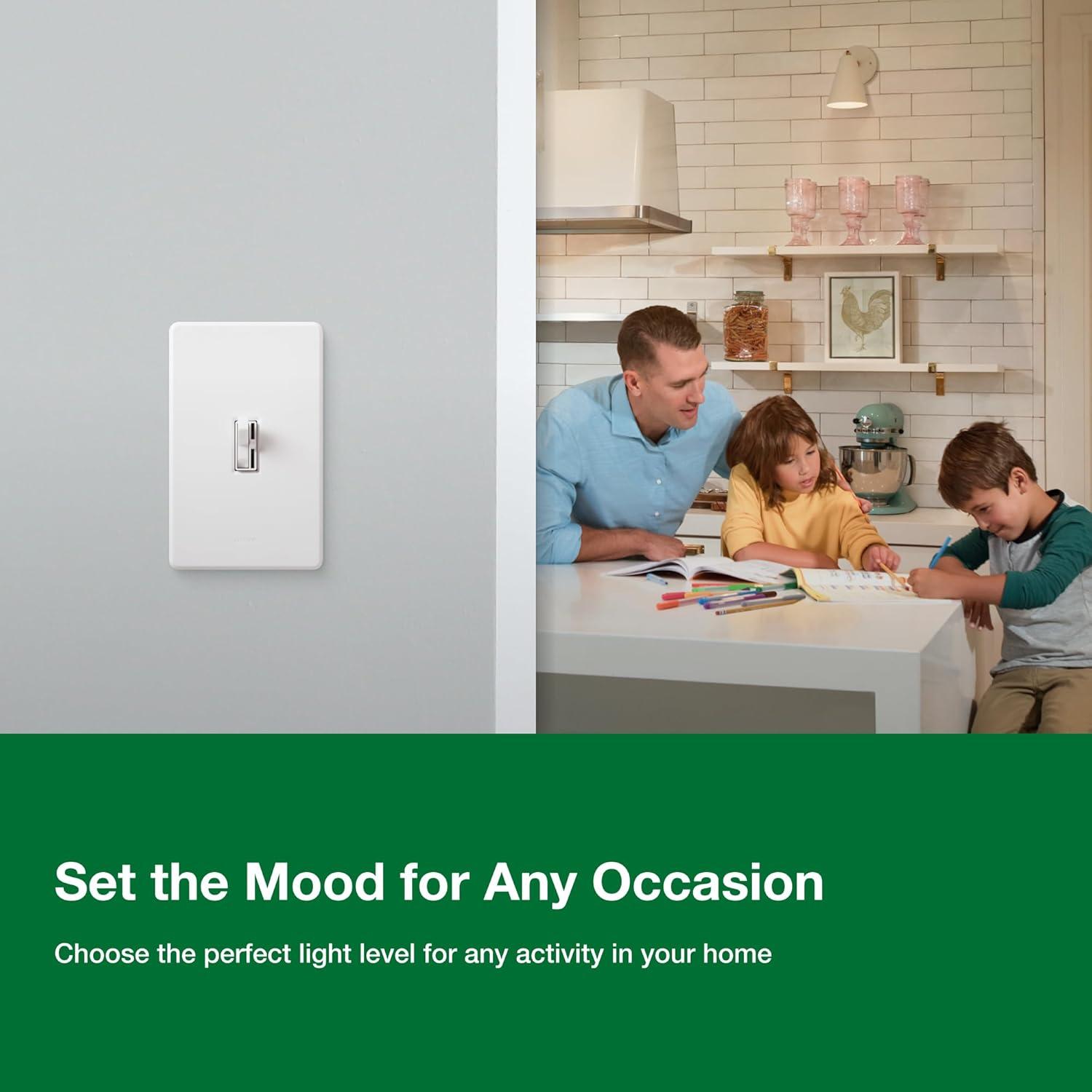 Interruptor Regulable Lutron Ariadni LED+ 150W Marfil