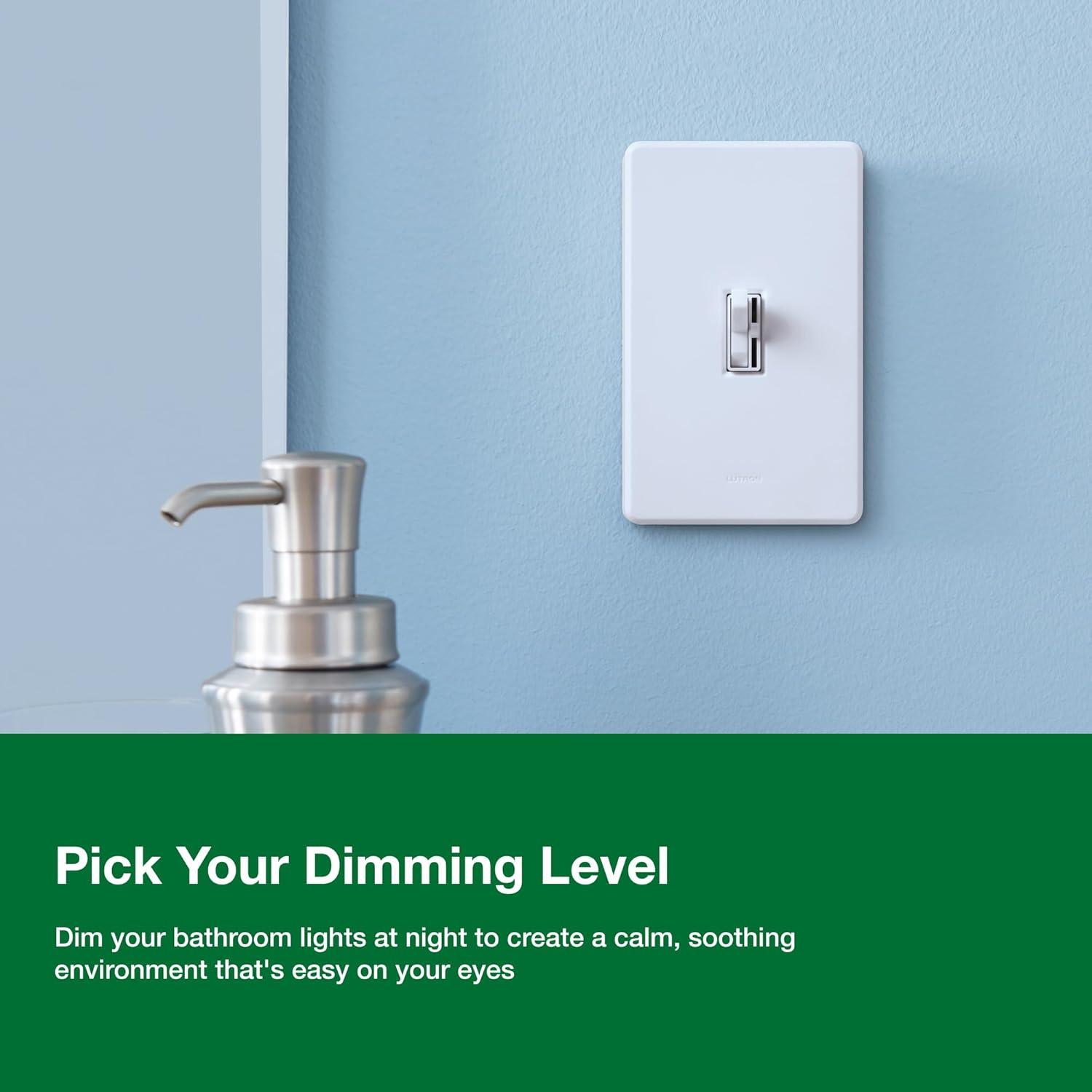 Interruptor Regulable Lutron Ariadni LED+ 150W Marfil