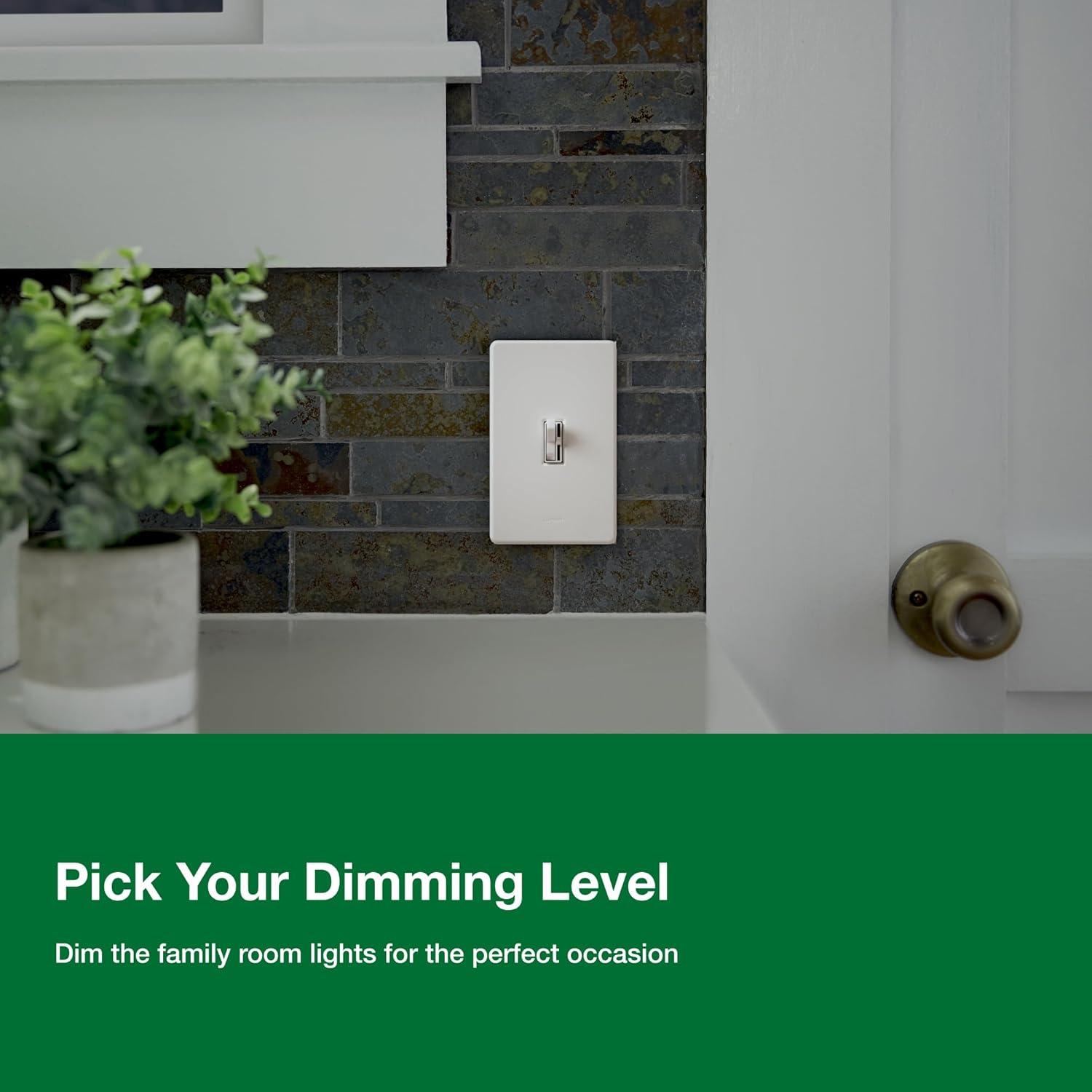 Interruptor Regulable Lutron Ariadni LED+ 150W Marfil