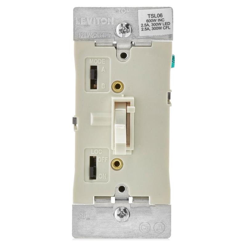 Interruptor de Atenuación Deslizante Leviton TSL06-1LT 300W LED