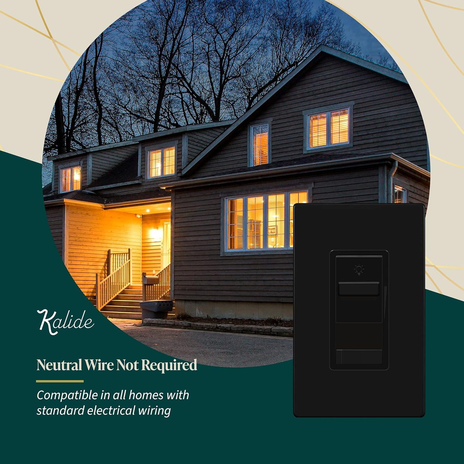 Interruptor Regulador de Luz Digital TOPGREENER 200W Negro