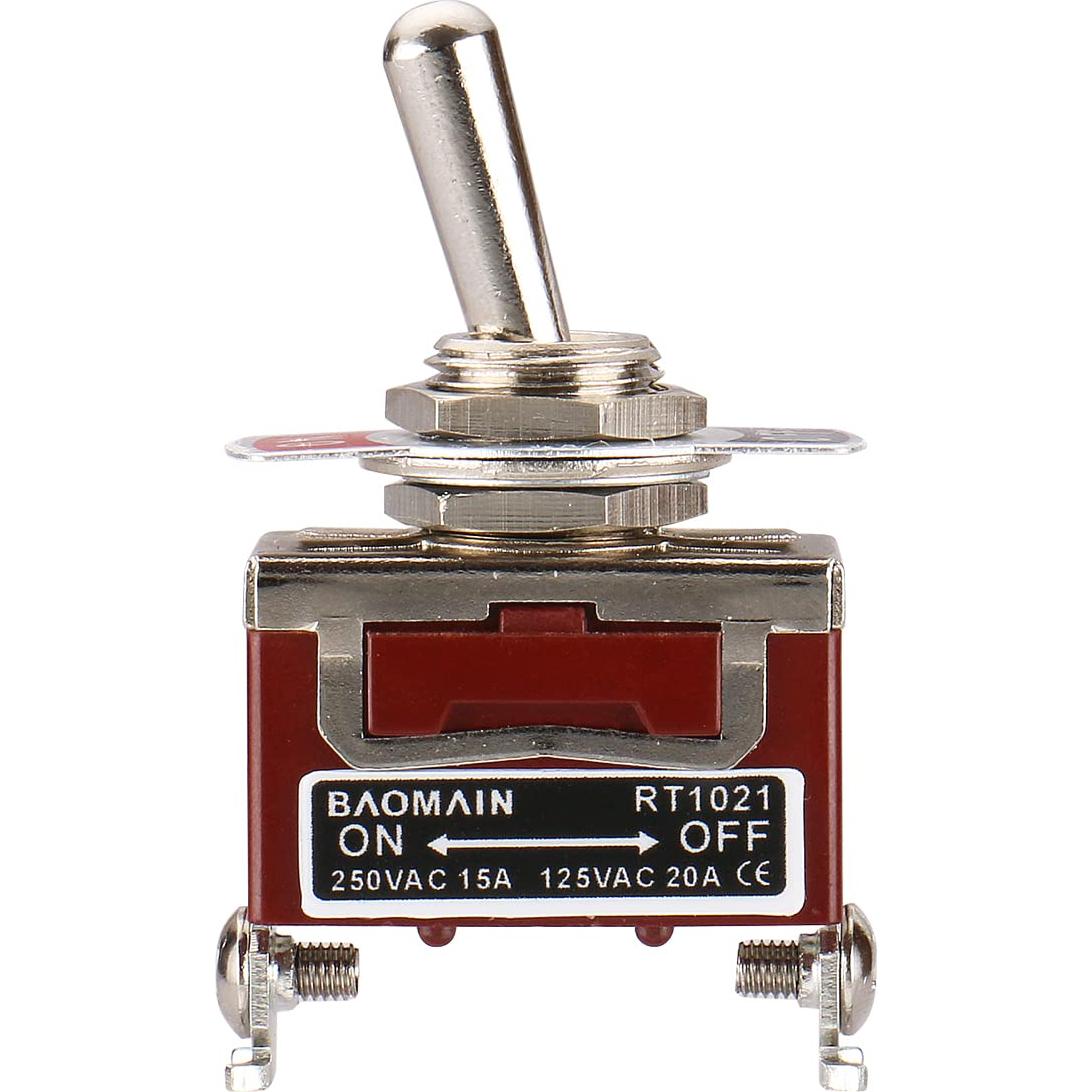 Interruptor de Palanca Baomain RT1021 2 Pines ON-OFF 15A 250V