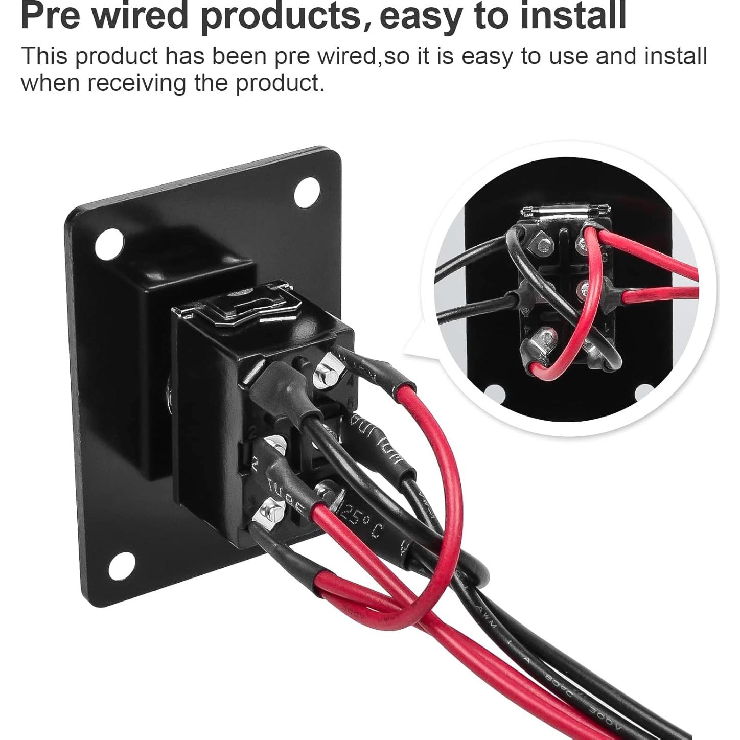 Interruptor de Palanca GUETNEU 6 Pines 15A-250V AC/DC Impermeable