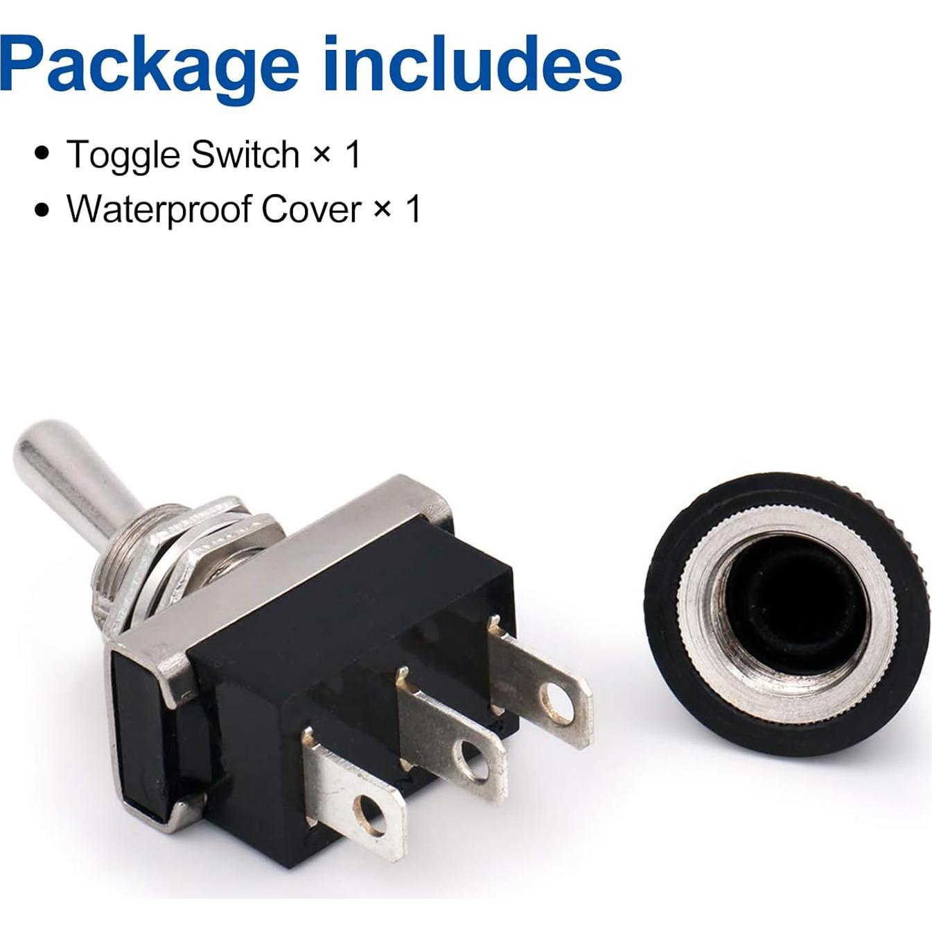 Interruptor de Palanca SPDT Baomain 12V 25A Impermeable