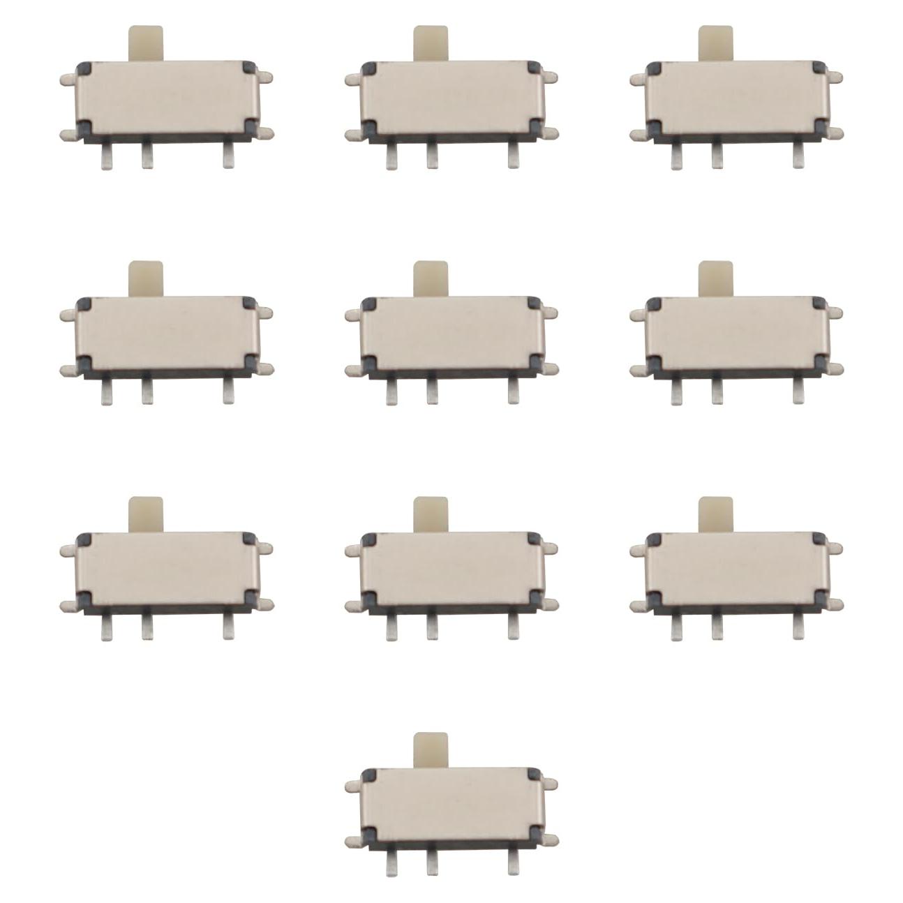 10 Interruptores Deslizantes Micro On/Off Ruiwaer MSK-12C02