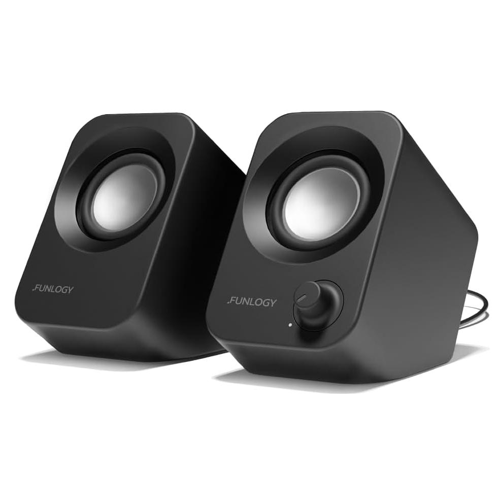 Altavoz Estéreo FUNLOGY 14W USB Compacto Negro
