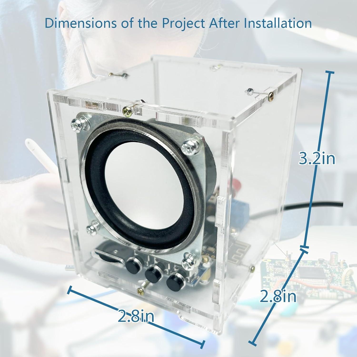 Altavoces Bluetooth HYIC 2.0 con Luces y Kit de Soldadura