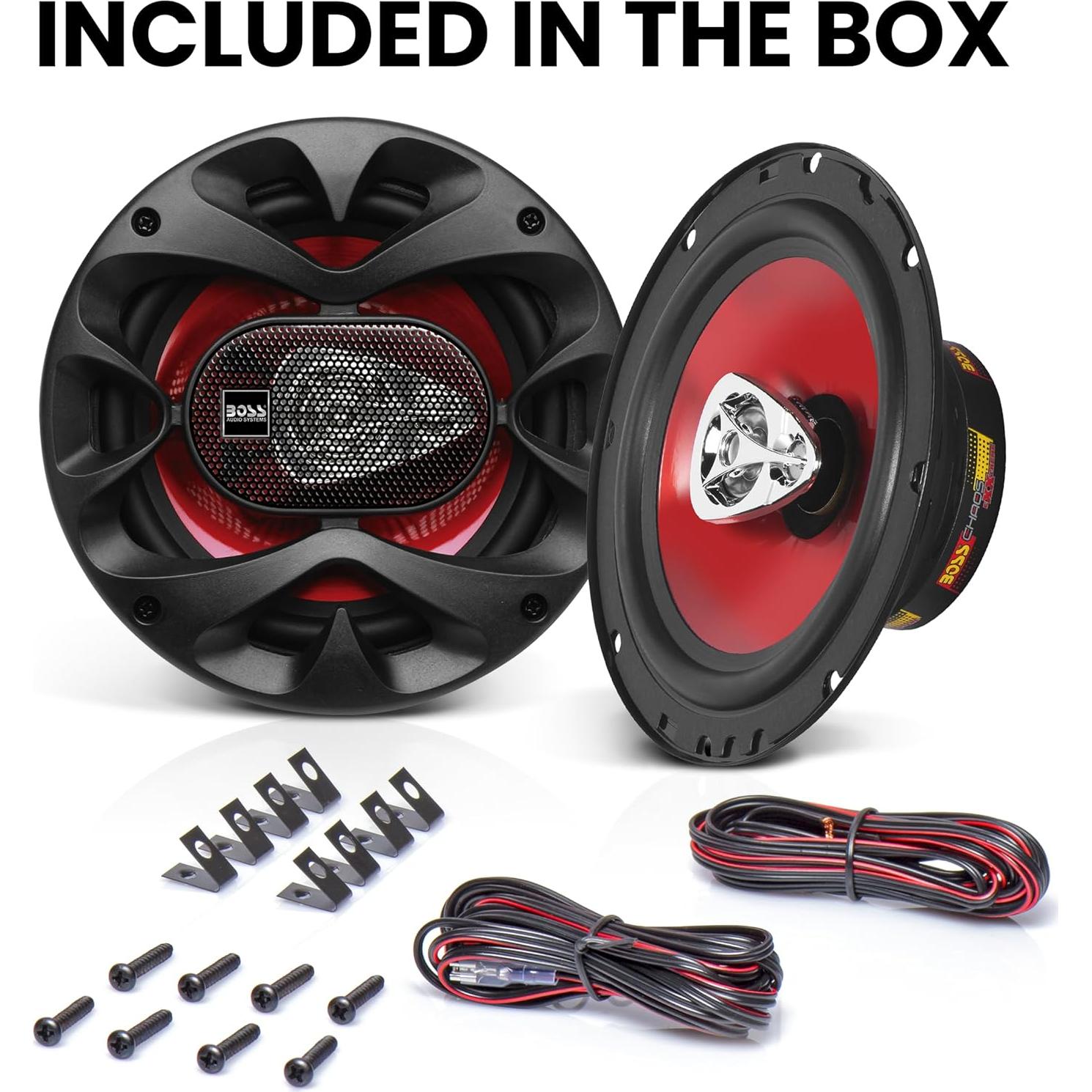 Bocinas Coaxiales BOSS CH6530 6.5" 300W para Auto - Par