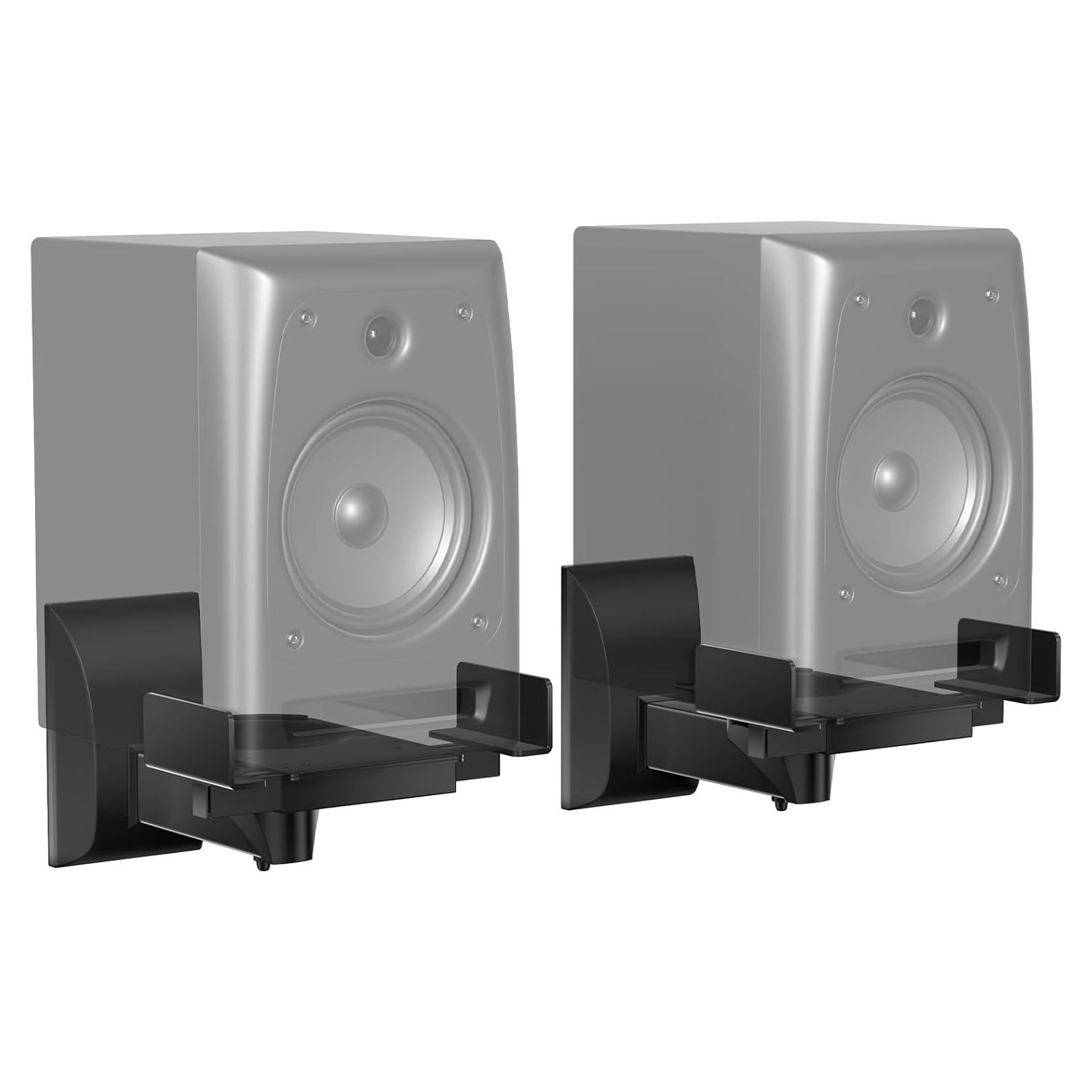 Soportes de Pared para Altavoces WALI SWM201, 25 kg, Negro