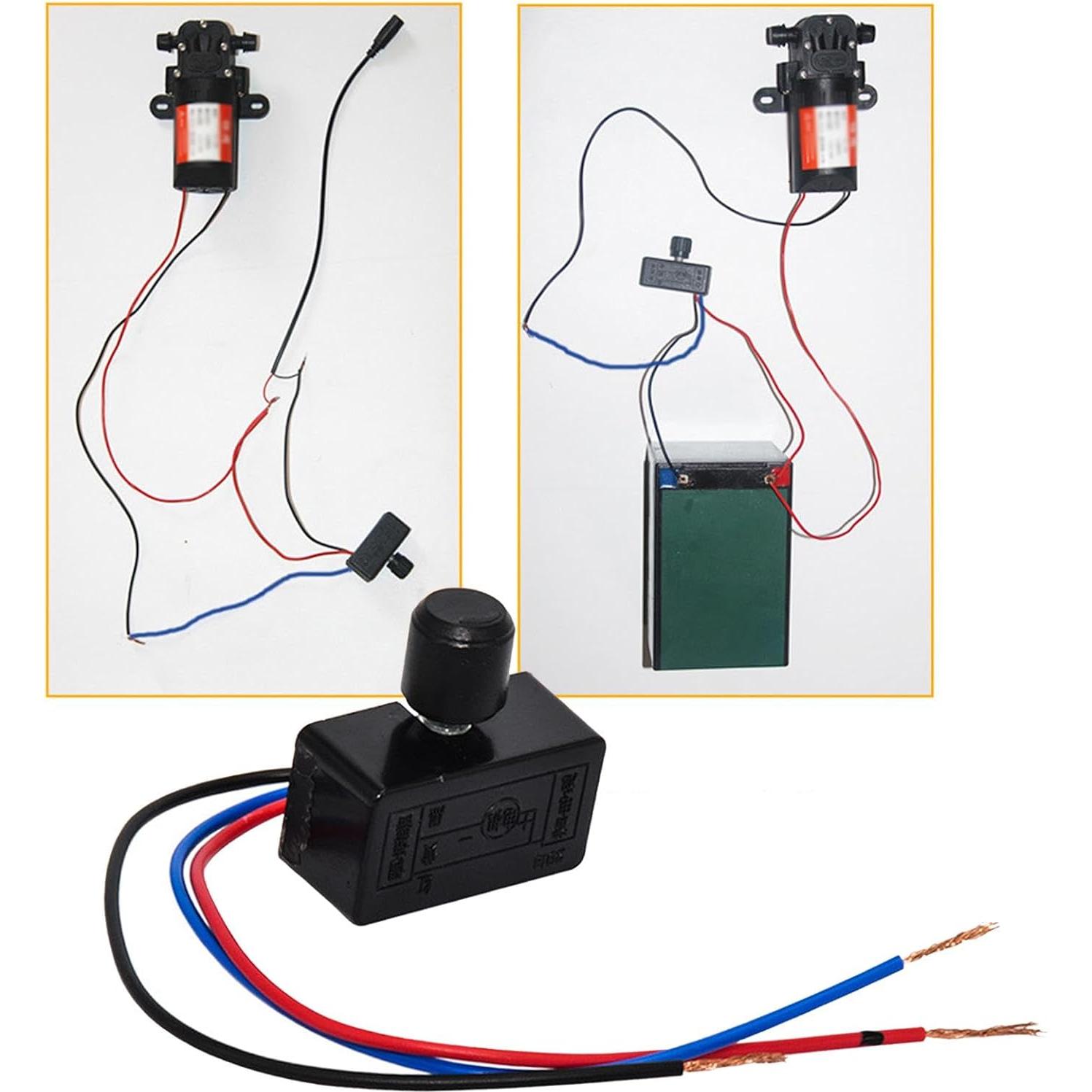 Controlador de Velocidad de Motor DC Menolana 12V Ajustable