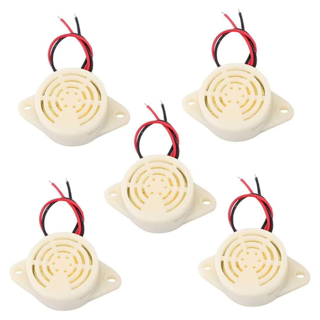 Zumbador de Alarma HiLetgo SFM-27 95DB 3-24V 5 Piezas