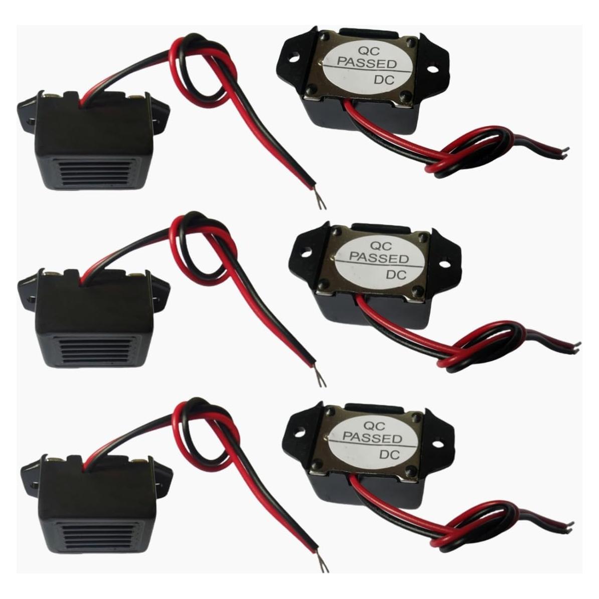 Zumbadores Electrónicos 12V GDQLCNXB - 6 Pcs 400Hz